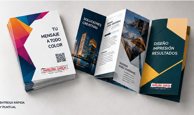 Flyers, Dípticos y Trípticos